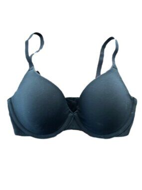 NWT Skims 32D Fits everybody tshirt bra Onyx Black MSRP $54